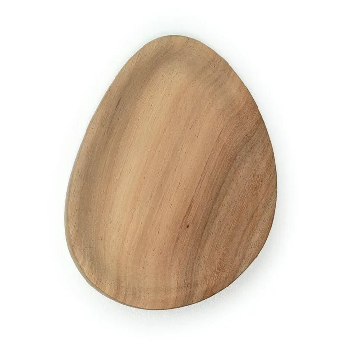 Carved Wooden Plate- Assorted Sizes/Sold Individually