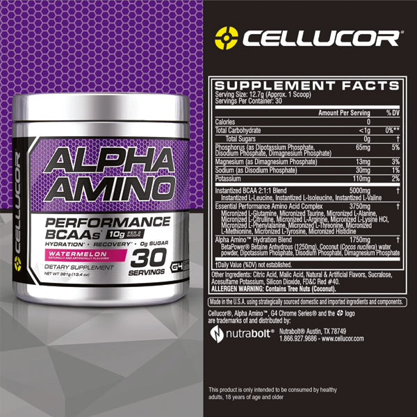 Cellucor Alpha Amino Performance BCAAs 30 Servings