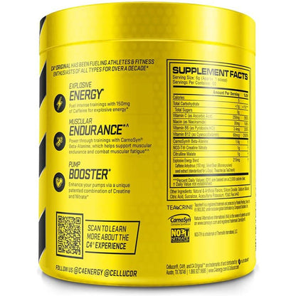 Cellucor C4 Original Pre Workout 60 Servings