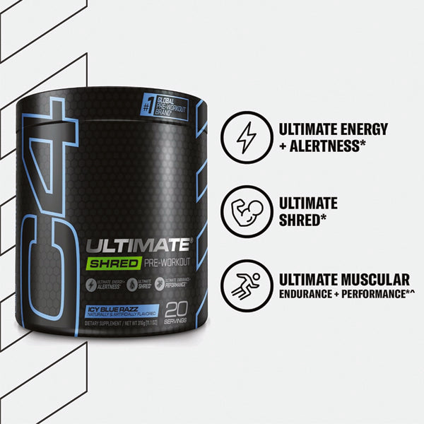 Cellucor C4 Ultimate SHRED Pre-Workout 20 Servings