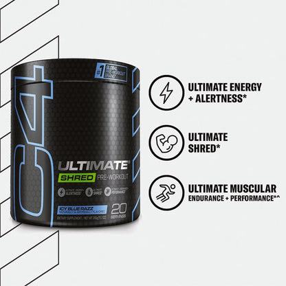 Cellucor C4 Ultimate SHRED Pre-Workout 20 Servings