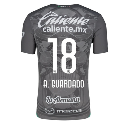 Charly Andres Guardado Leon Third Jersey 24/25 (Grey/Green) | SoccerWearhouse