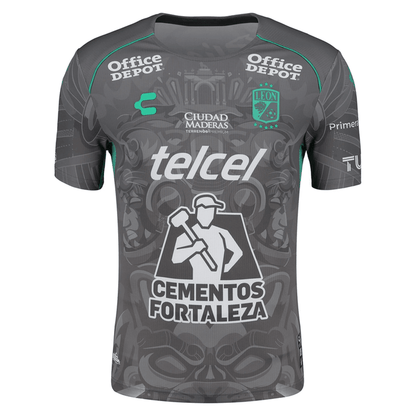 Charly Avion Ramirez Leon Third Jersey 24/25 (Grey/Green) | SoccerWearhouse