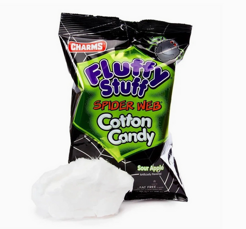 Charms Fluffy Stuff Spider Web Cotton Candy