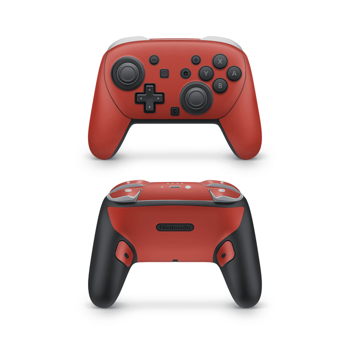 Cherry Red Nintendo Switch Pro Controller Decal Skins