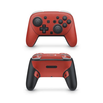Cherry Red Nintendo Switch Pro Controller Decal Skins