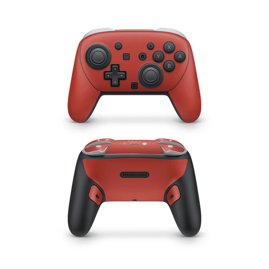 Cherry Red Nintendo Switch Pro Controller Decal Skins