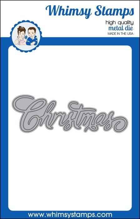 Christmas Large Word Die
