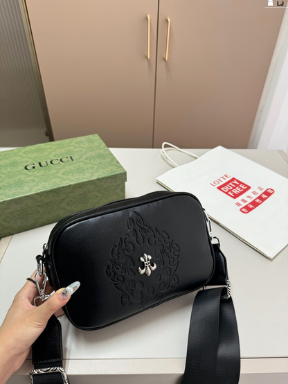 Chrome Hearts Leather Bag "Black"