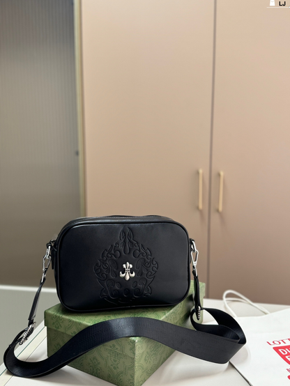 Chrome Hearts Leather Bag "Black"