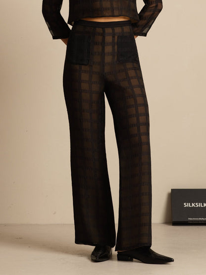 [Black] SilkSilky  Women's Pants 001