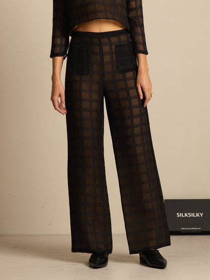 [Black] SilkSilky  Women's Pants 003