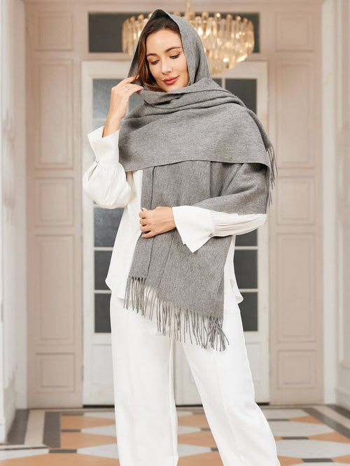 [Gray] SilkSilky  Scarf 001