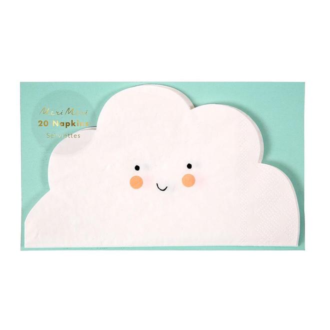 Cloud Shape Beverage Napkins