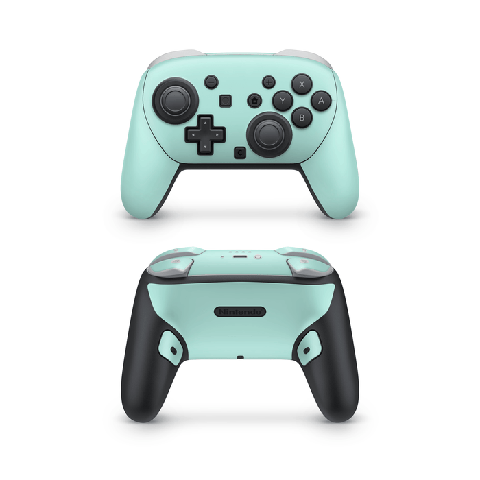 Cool Mint Nintendo Switch Pro Controller Decal Skins