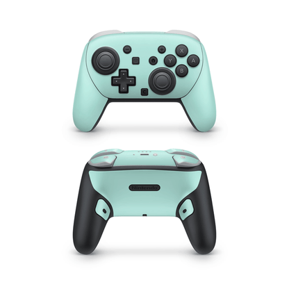 Cool Mint Nintendo Switch Pro Controller Decal Skins
