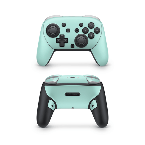 Cool Mint Nintendo Switch Pro Controller Decal Skins
