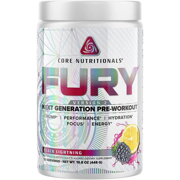 Core Nutritionals Fury V2 Pre-Workout 40/20 Servings