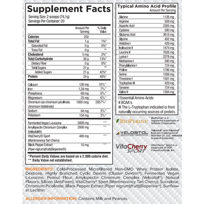 Core Nutritionals Post-Workout Recovery Matrix 20 Servings