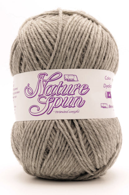 Small/Medium / Brown Sheep Co. - NatureSpun Worsted / Grey Heather N03