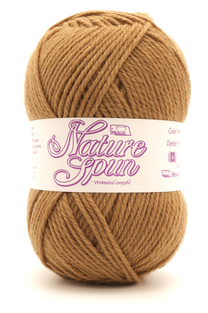 Small/Medium / Brown Sheep Co. - NatureSpun Worsted / Latte N93