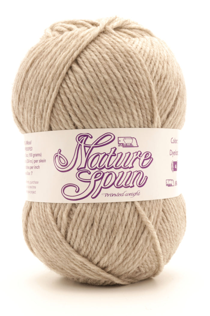 Small/Medium / Brown Sheep Co. - NatureSpun Worsted / Ash 720