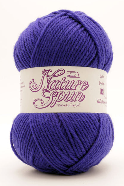 Small/Medium / Brown Sheep Co. - NatureSpun Worsted / Sapphire N65