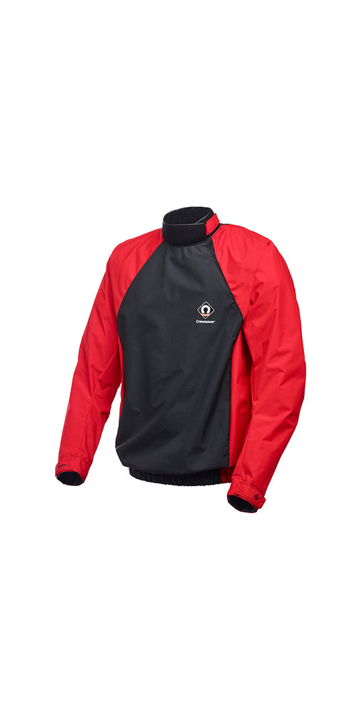 Crewsaver Sailing Spray Cag - Black/ Red