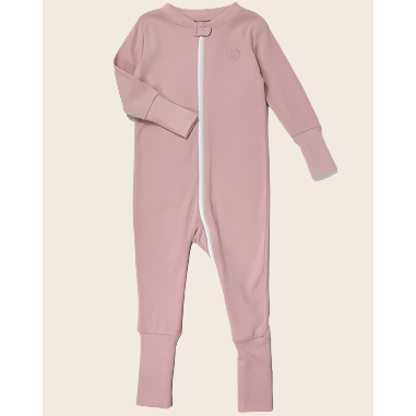 Cuddloom | Grow-On Romper Pink