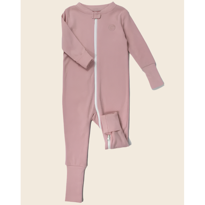 Cuddloom | Grow-On Romper Pink