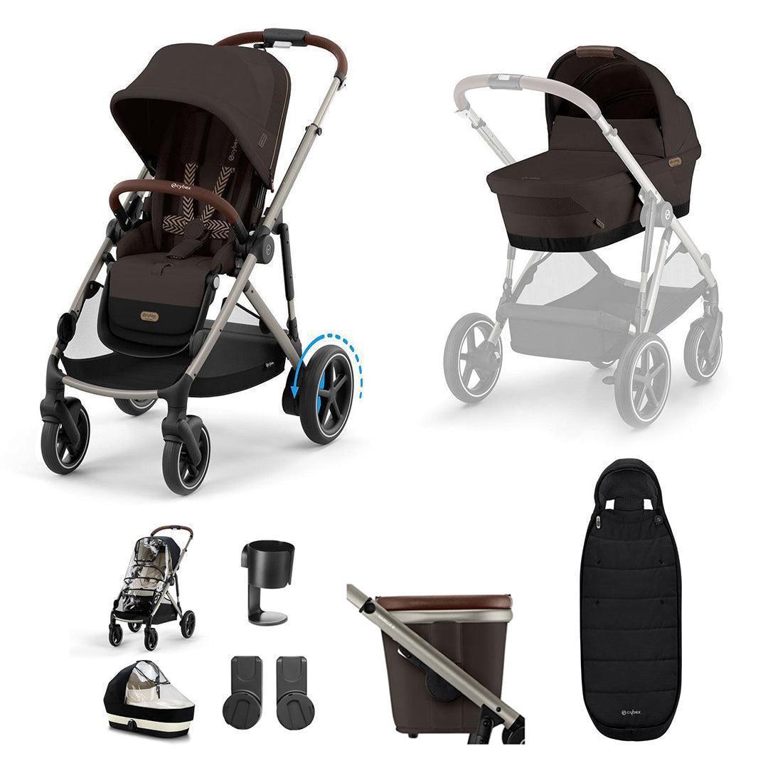 CYBEX e-Gazelle S Essential Pushchair Bundle