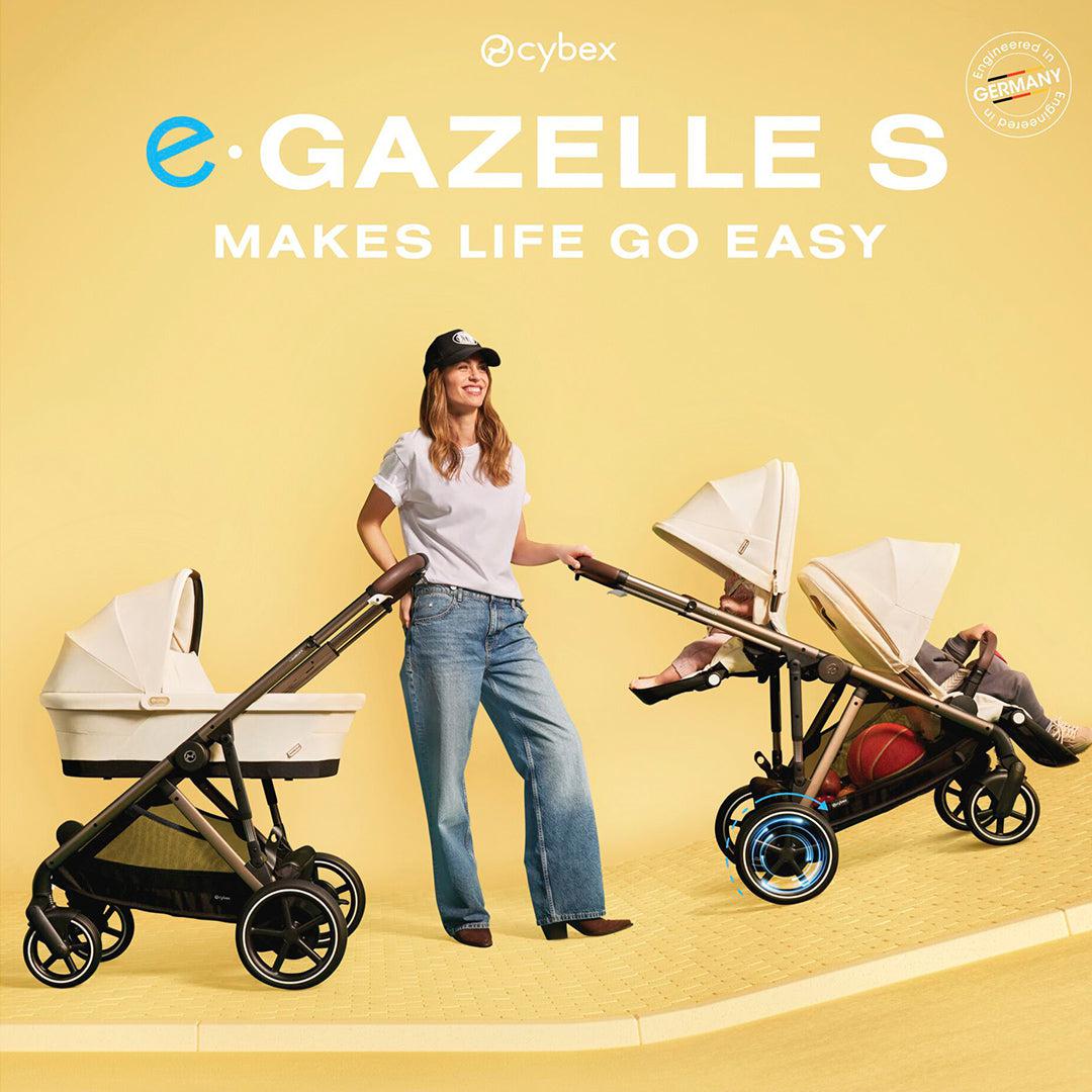 CYBEX e-Gazelle S Pushchair - Almond Beige