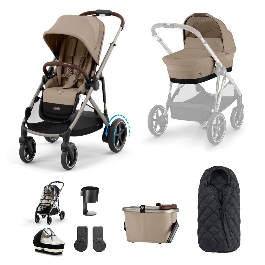 CYBEX e-Gazelle S Essential Pushchair Bundle