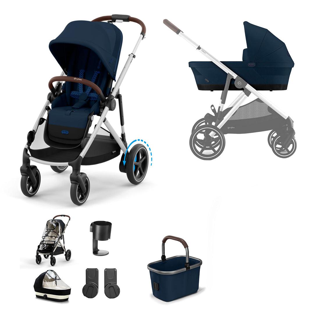 CYBEX e-Gazelle S Essential Pushchair Bundle