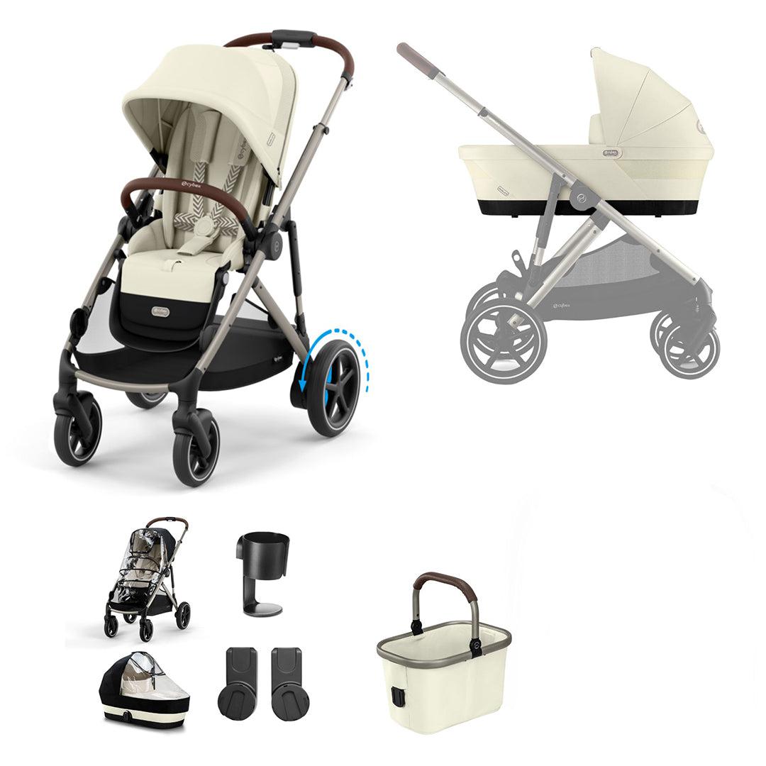 CYBEX e-Gazelle S Essential Pushchair Bundle