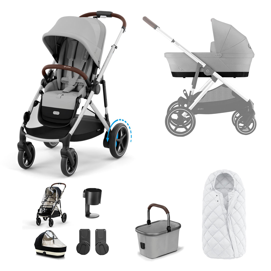 CYBEX e-Gazelle S Essential Pushchair Bundle