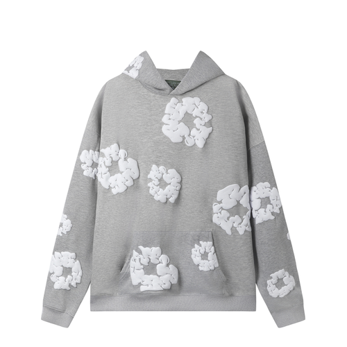 Denim Tears Cotton Wreath Hoodie "Grey"