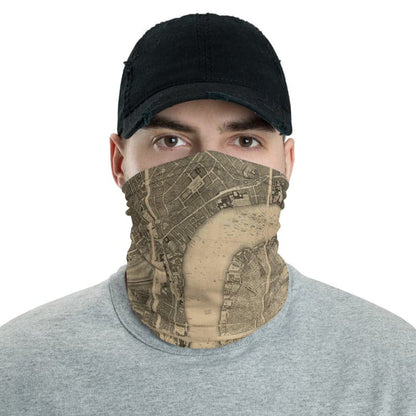 Designer Face Mask with CUSTOM Historic Map of London (Charles Booth, John Rocque, C&J Greenwood)