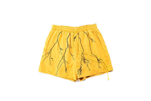 Diet Starts Monday Lightning Shorts - Yellow