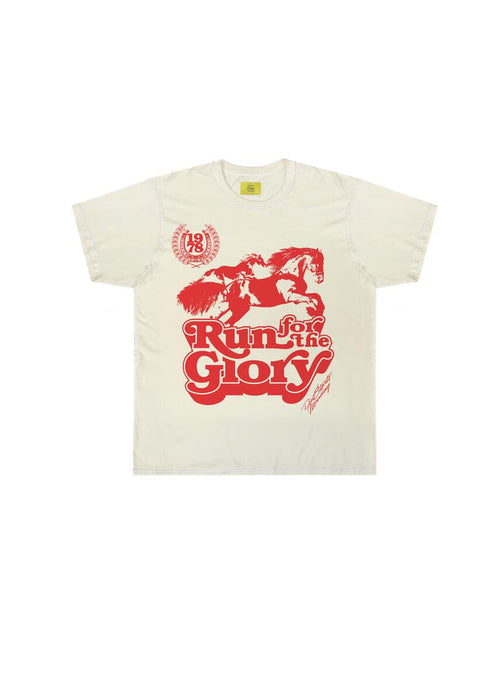 Diet Starts Monday Run for Glory Tee - Antique White