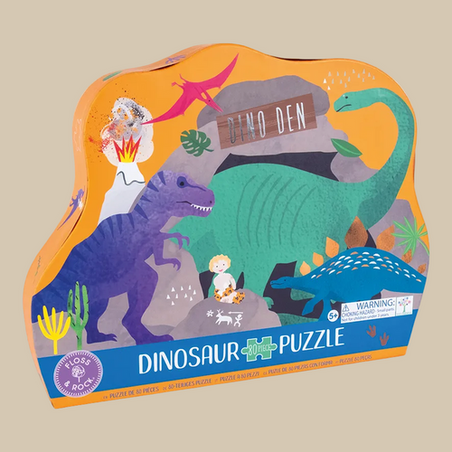 Dino 80pc "Diplodocus" Shaped Jigsaw with Shaped Box