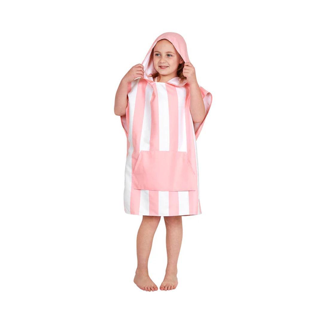 Dock & Bay Kid's Beach Poncho - Malibu Pink