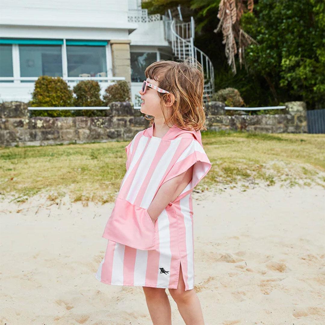 Dock & Bay Kid's Beach Poncho - Malibu Pink