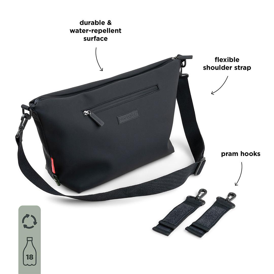 Done by Deer Stroller Bag - Black