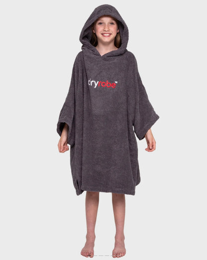 Dryrobe Kids Organic Towel - Slate Grey