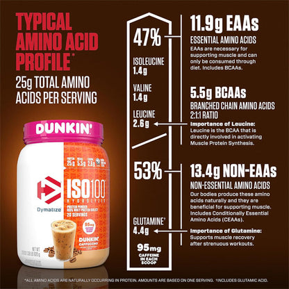 Dymatize ISO100 Hydrolyzed Whey 20 Servings