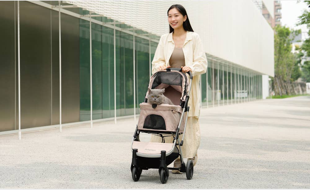 Ibiyaya - Evolution Speedy Fold Pet Buggy Foldable Cat Rabbit Dog Pram