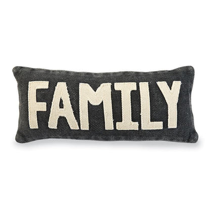 Family Black  Pillow