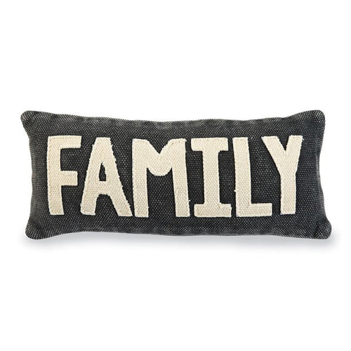 Family Black  Pillow