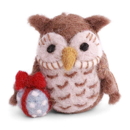Felt Owl w/Gift Ornament